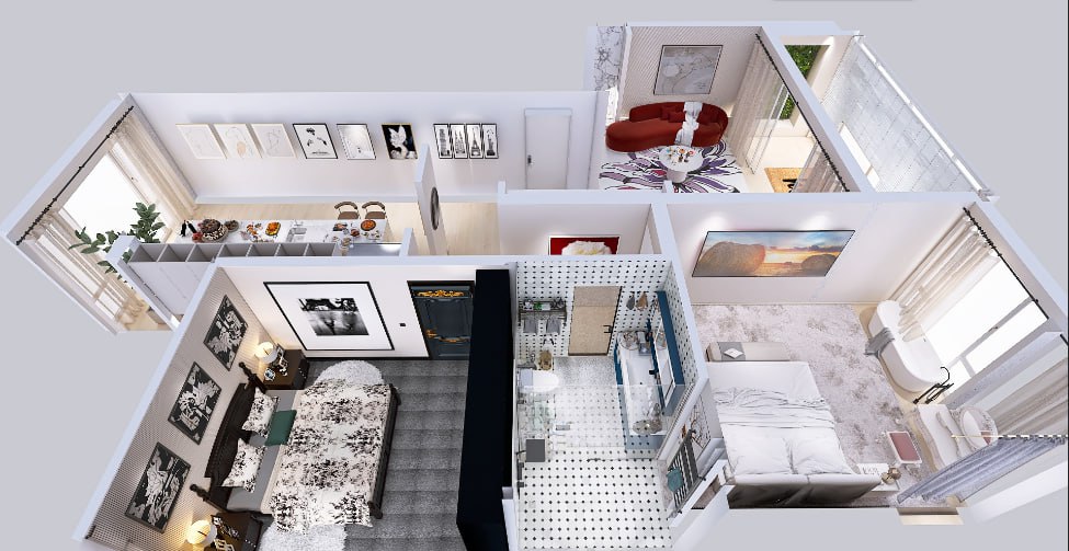 A soulful apartment